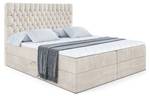 Boxspringbett DAISY Ecru - Breite: 140 cm - H4