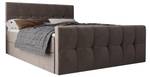 Boxspringbett NATHIE 180x200 Monolith 15 Braun