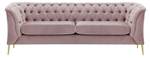 2,5-Sitzer-Sofa Chesterfield Modern Flieder