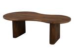 Table basse Tilon Marron - En partie en bois massif - 60 x 40 x 110 cm