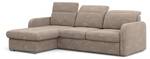 Ecksofa Emerald L-Form Braun