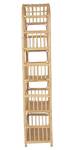 Standregal IRISOU Beige - Rattan - 35 x 180 x 65 cm