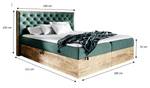 Boxspringbett 180x200 FR7 TERRIE Gr眉n