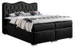 Boxspringbett Sultan Schwarz - Breite: 140 cm