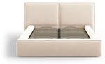 Bett mit Box und Kopfteil JODIE Beige