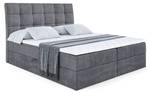 Boxspringbett APO Steingrau - Breite: 200 cm - H3