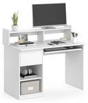 Bureau Keno 34605 Blanc - Bois manufacturé - 106 x 91 x 60 cm