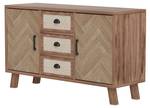 Sideboard FAN AGD66 Braun - Holzwerkstoff - Massivholz - 40 x 80 x 120 cm