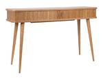 Console en bois naturel Marron