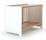 Lit bébé GAVROCHE Blanc - Bois manufacturé - 64 x 83 x 123 cm