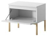 Table de chevet BEMMI Blanc - Bois manufacturé - 8 x 42 x 32 cm