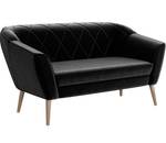 Sofa Gisela (2-Sitzer) Schwarz