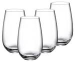 Longdrinkbecher Entrée 4er Set Glas - 9 x 15 x 9 cm