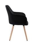 Chaise gondole ELEANA Noir - 1 chaise