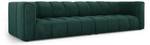 modulares Sofa SERENA 4 Sitzplätze Dunkelgrün