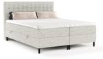 Boxspringbett Divine Grau - Breite: 140 cm