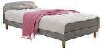 Boxspringbett Hot 2 Grau - Breite: 120 cm