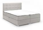 Boxspringbett Doppelbett Valbona Grau - Breite: 180 cm