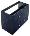 Schrank unter waschbecken ELEGANCE CUW9 Blau - Holzwerkstoff - Kunststoff - 90 x 61 x 46 cm