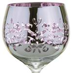 Filigree Gin Gläser Lila 2er Set Pink - Glas - 12 x 22 x 12 cm