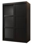 ARMOIRE À PORTES COULISSANTES ZALUZJA Largeur : 120 cm - Noir