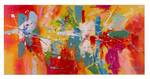 Tableau acrylique limitée Colourful Life Bois massif - Textile - 120 x 60 x 4 cm