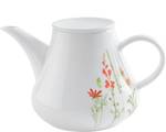Kaffee-/Tee-Kanne 1,50 l Wildblume Porzellan - 18 x 16 x 18 cm