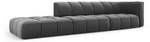 modulares Sofa SERENA 4 Sitzplätze Grau