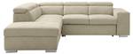 Schlafsofa MELICENA Beige - Textil - 224 x 81 x 263 cm