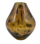 15cm mundgeblasen Vase Leopard