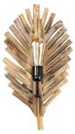 Wandlampe RANONG Braun - Holzwerkstoff - 26 x 47 x 14 cm