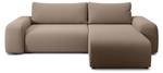 Ecksofa Bornim Universal Braun