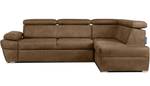 Ecksofa RATLO rechts Textil - Holz teilmassiv - 270 x 110 x 190 cm