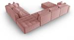 modulares U-Formsofa MIKE 8 Sitzplätze Pink