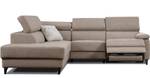 Ecksofa Taunus (5-Sitzer) Taupe