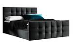 Boxspringbett KARLAN Schwarz - Breite: 142 cm