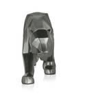 Harz-Skulptur Panther Anthrazit - 45 x 14 x 9 cm