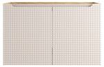 Schrank unter waschbecken LUXOR CUW90 2D Beige