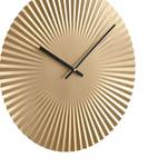 Wanduhr FELINAR Gold - Metall - 4 x 50 x 50 cm