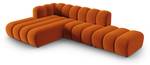 modulares Ecksofa LUPINE 5 Sitzplätze Braun