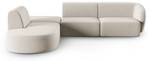 modulares Ecksofa SHANE 5 Sitzplätze Beige