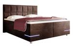 Boxspringbett Lea Braun - Breite: 200 cm - H4