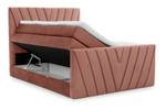 1x Box Spring Lit Twister Rose foncé