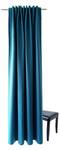 Verdunklungsvorhang petrol UNI Blau - Textil - 140 x 245 x 140 cm
