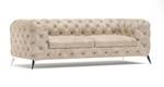 Chesterfield Sofa 3-Sitzer Marko Beige