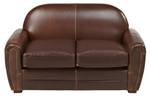 Sofa BAUDOIN Braun - Echtleder - 84 x 85 x 150 cm