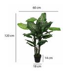 Plante artificielle Dieffenbachia 60 x 120 x 60 cm