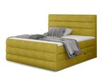 Boxspringbett BOLIVAR Gelb - Breite: 180 cm