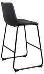 Tabouret de bar HELIO 64 (Lot de 2) Noir - Gris - Métal - 48 x 93 x 47 cm