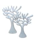Skulptur Baum Wei脽 Marmoroptik